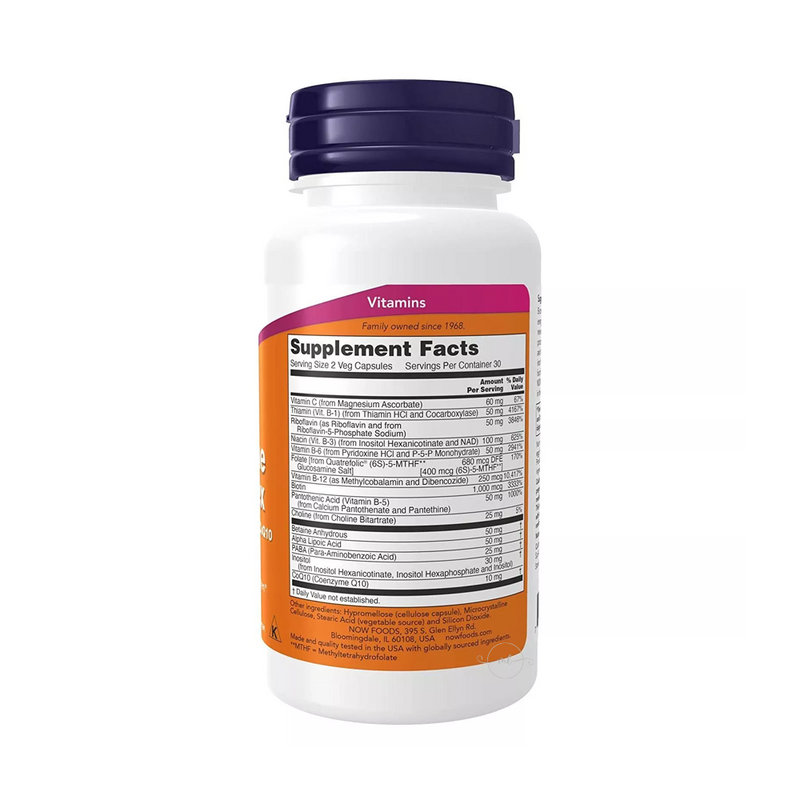 Now Foods Co-Enzyme B-Complex 60 vegetarian capsules