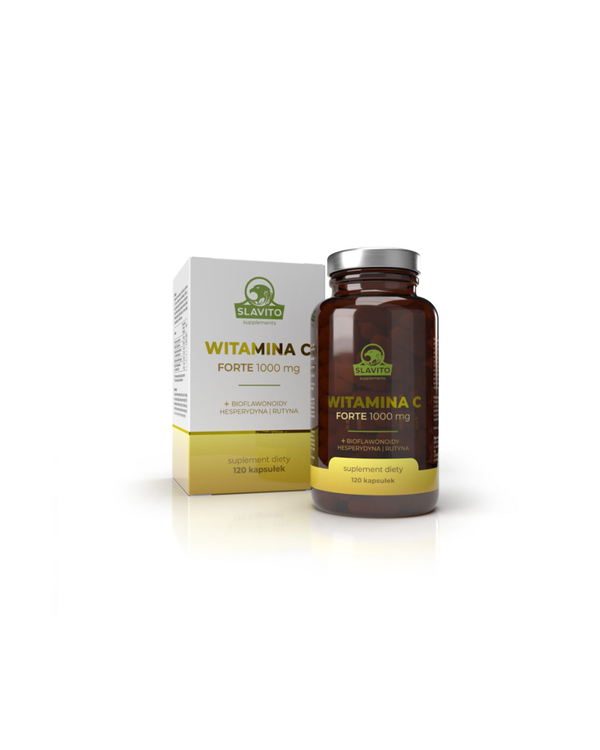 Slavito VITAMIN C FORTE 1000 mg, 120 capsules - recommended by Dr H. Czerniak