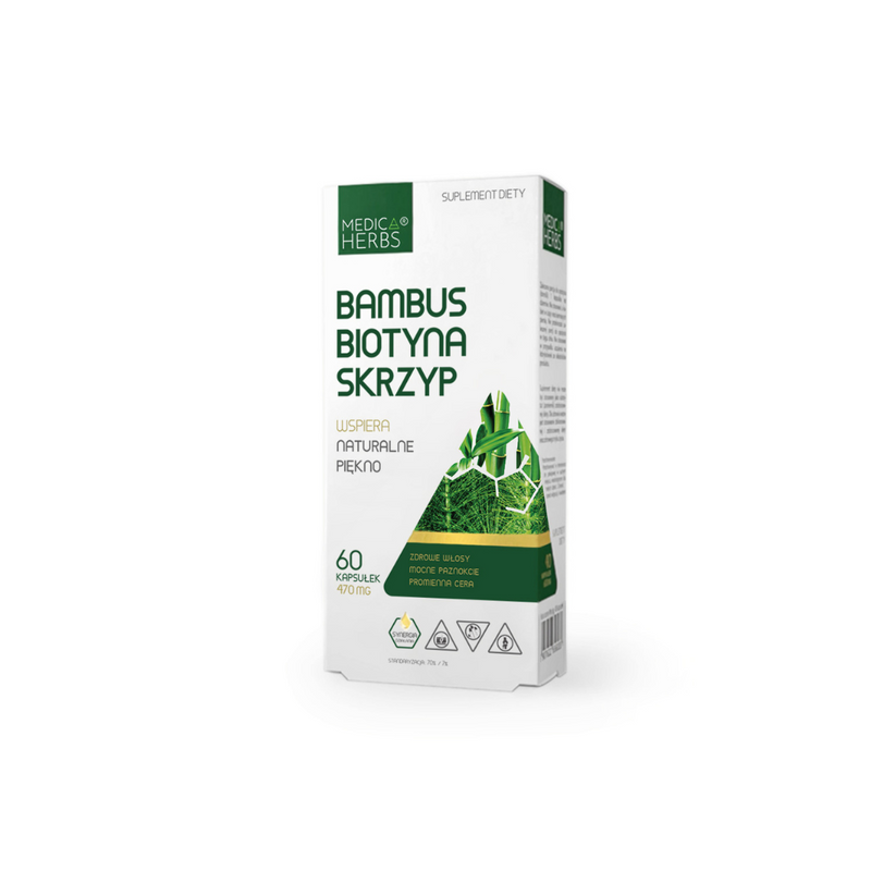 Medica Herbs Bamboo Biotin Horsetail, 60 capsules