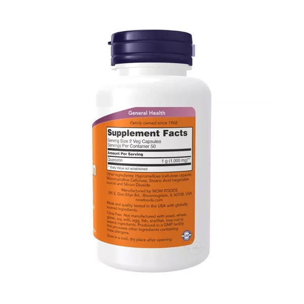 NOW Foods Quercetin, 500mg  - 100 vcaps