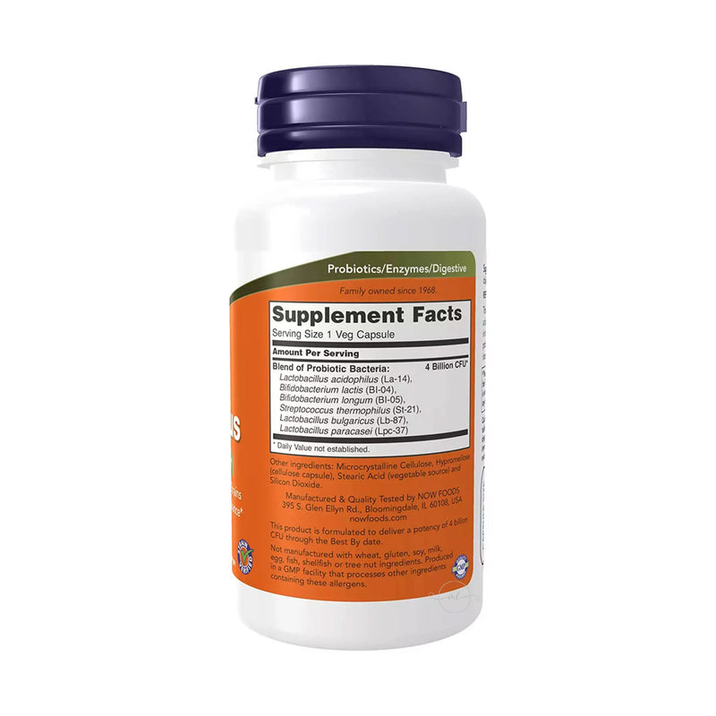NOW Foods Acidophilus 4X6  - 120 vcaps