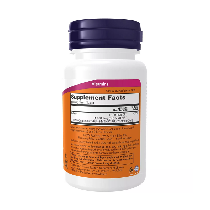 Now Foods Methyl Folate – 1000 mcg – 90  veg capsules