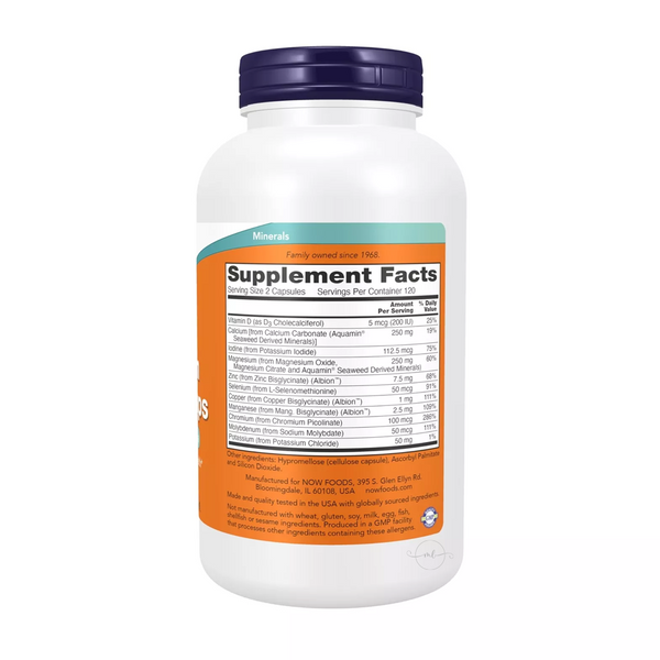 Now Foods Full Spectrum Minerals 240 capsules