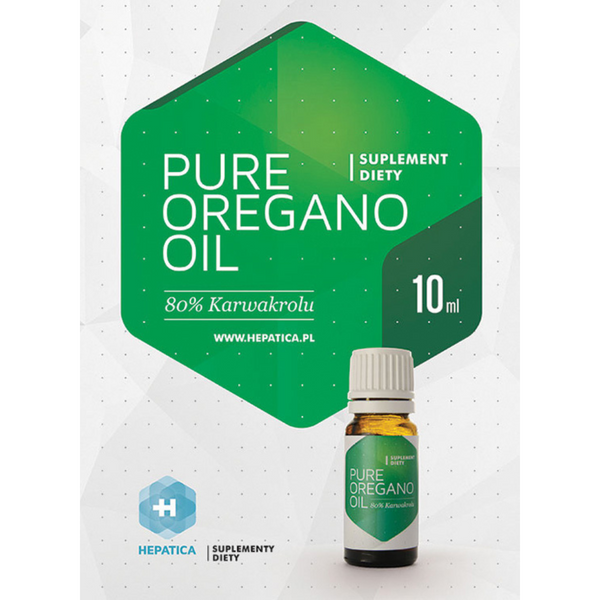Hepatica Pure Oregano Oil 100% Natural, 10ml