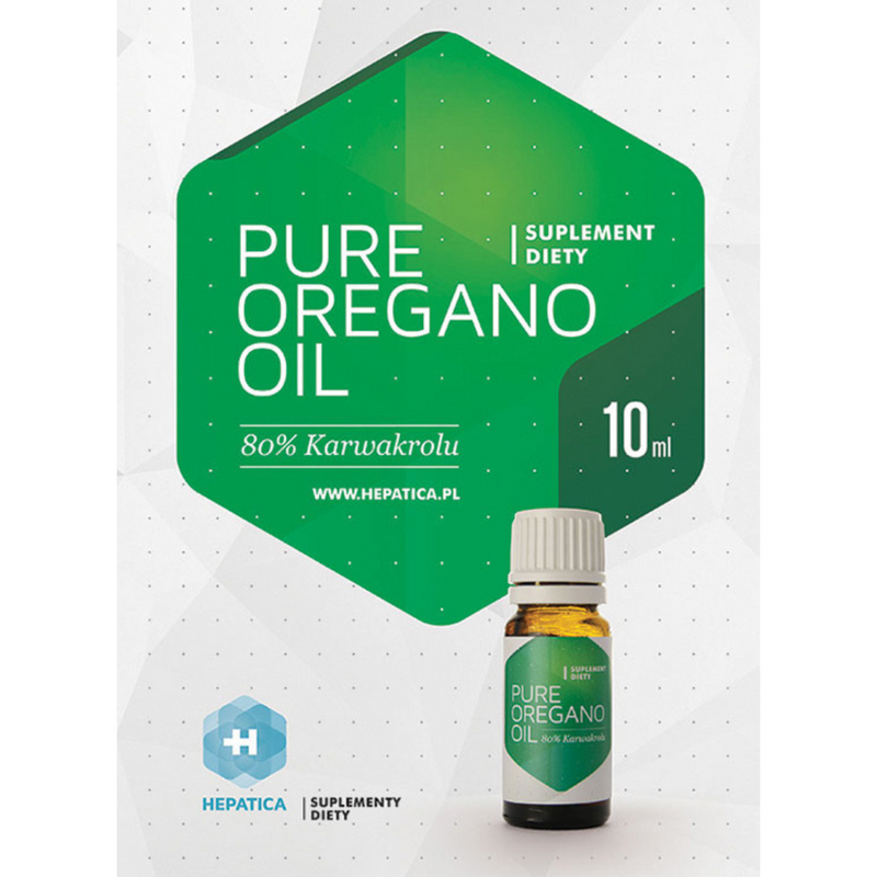 Hepatica Pure Oregano Oil 100% Natural, 10ml