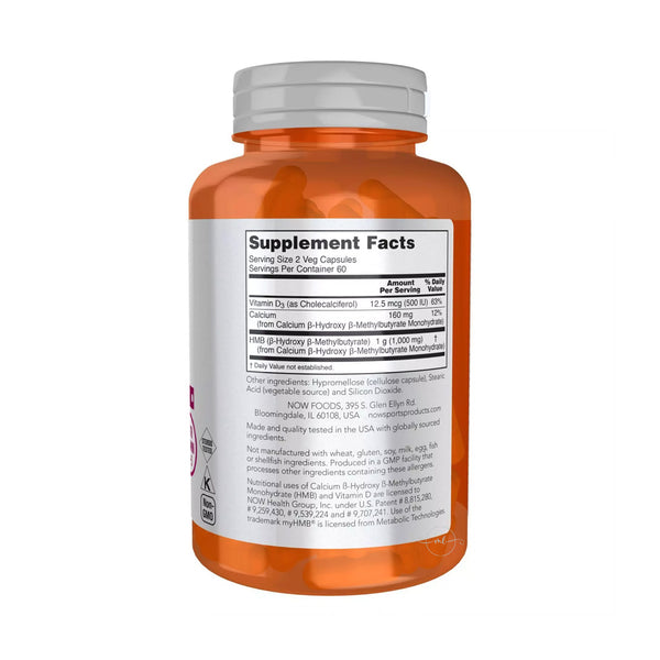 NOW Foods HMB - 500mg  - 120 vcaps
