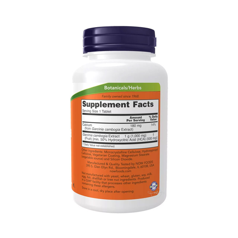 NOW Foods Garcinia, 1000mg  - 120 tablets