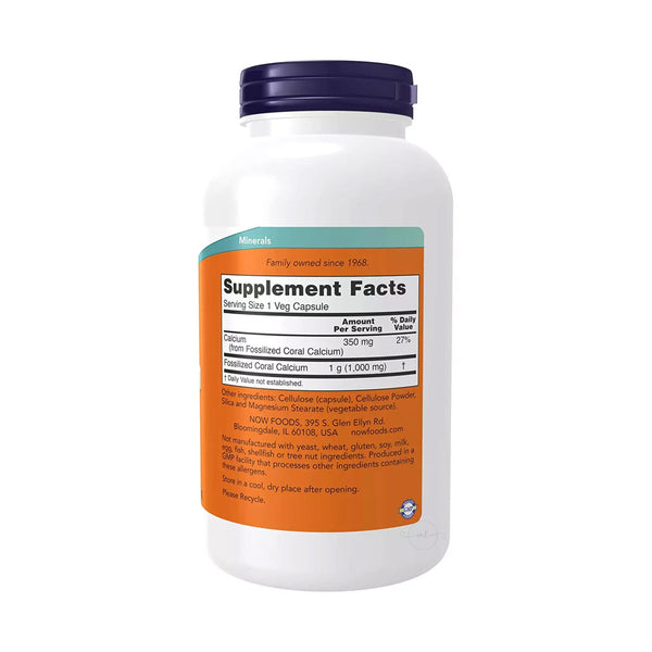 NOW Foods Coral Calcium - 1000mg  - 250 vcaps