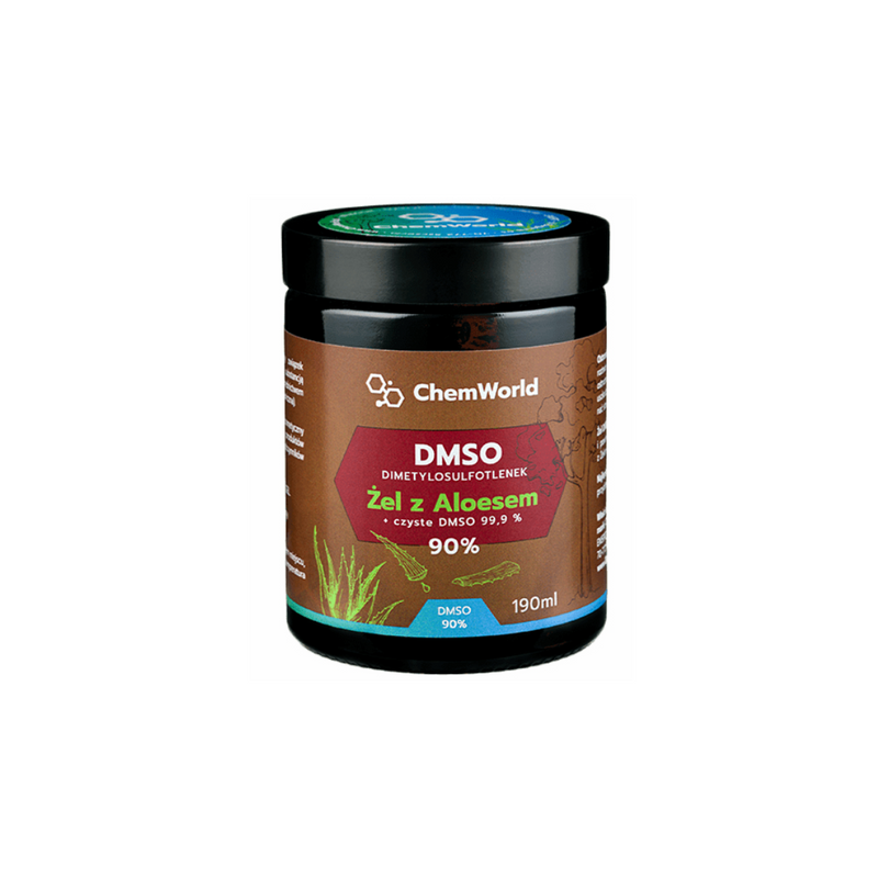 ChemWorld DMSO gel 90% with Aloe, 190 ml