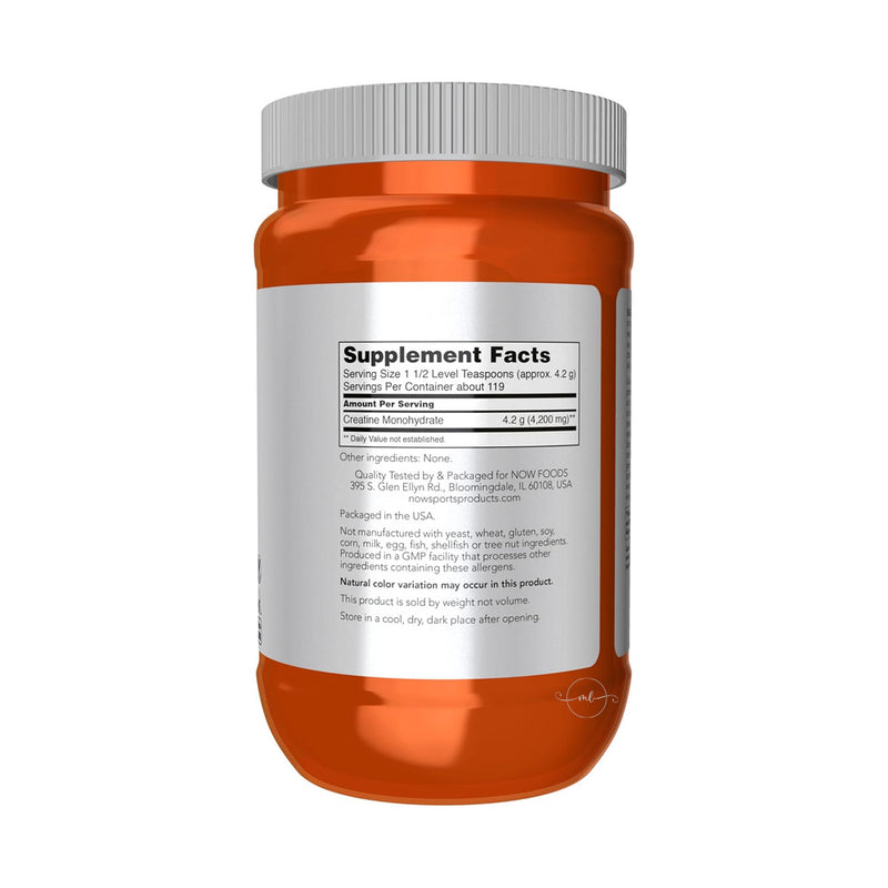 NOW Foods Micronized Creatine Monohydrate  - 500 grams