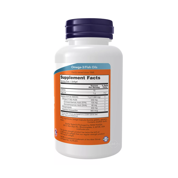 Now Foods Neptune Krill 1000 60 gel capsules