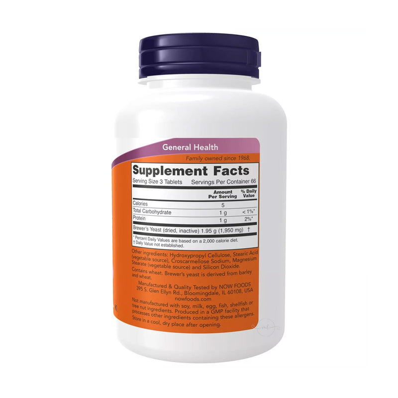 NOW Foods Brewer's Yeast - Tablets  - 200 tablets