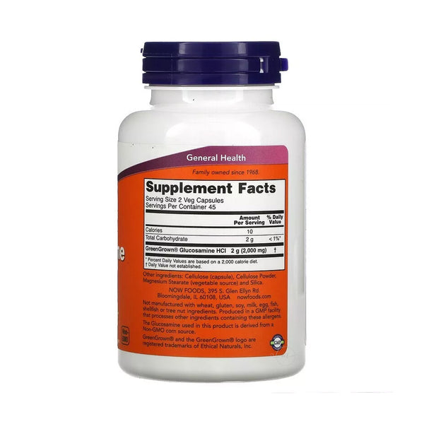 NOW Foods Glucosamine 1000 Vegetarian  - 90 vcaps