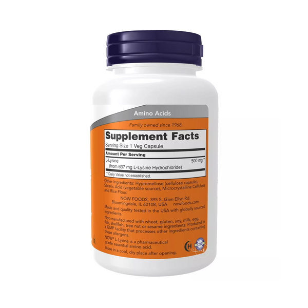 Now Foods Acetyl-L-Carnitine 500 mg – 100 vegetarian capsules