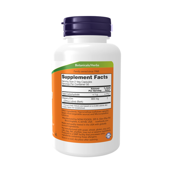 Now Foods ELM Slippery Elm 400 mg / 100 capsules