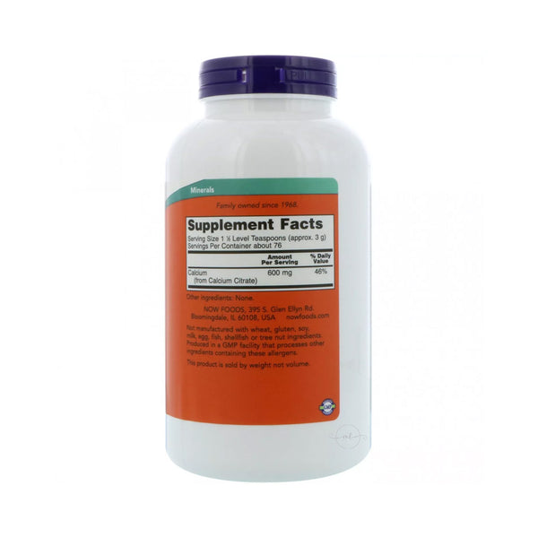 NOW Foods Calcium Citrate Pure Powder  - 227 grams