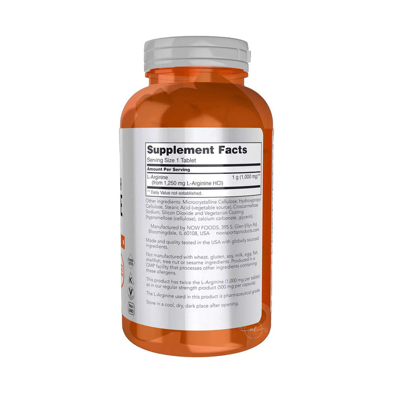 NOW Foods L-Arginine - 1000mg  - 180 tablets