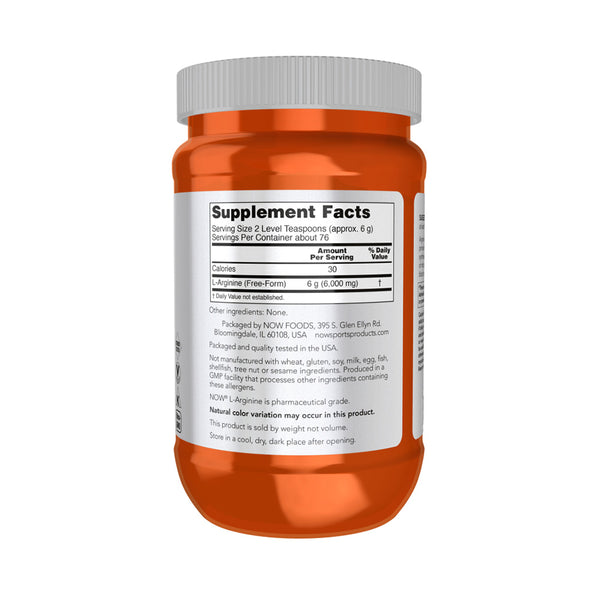 NOW Foods L-Arginine - Powder  - 454 grams