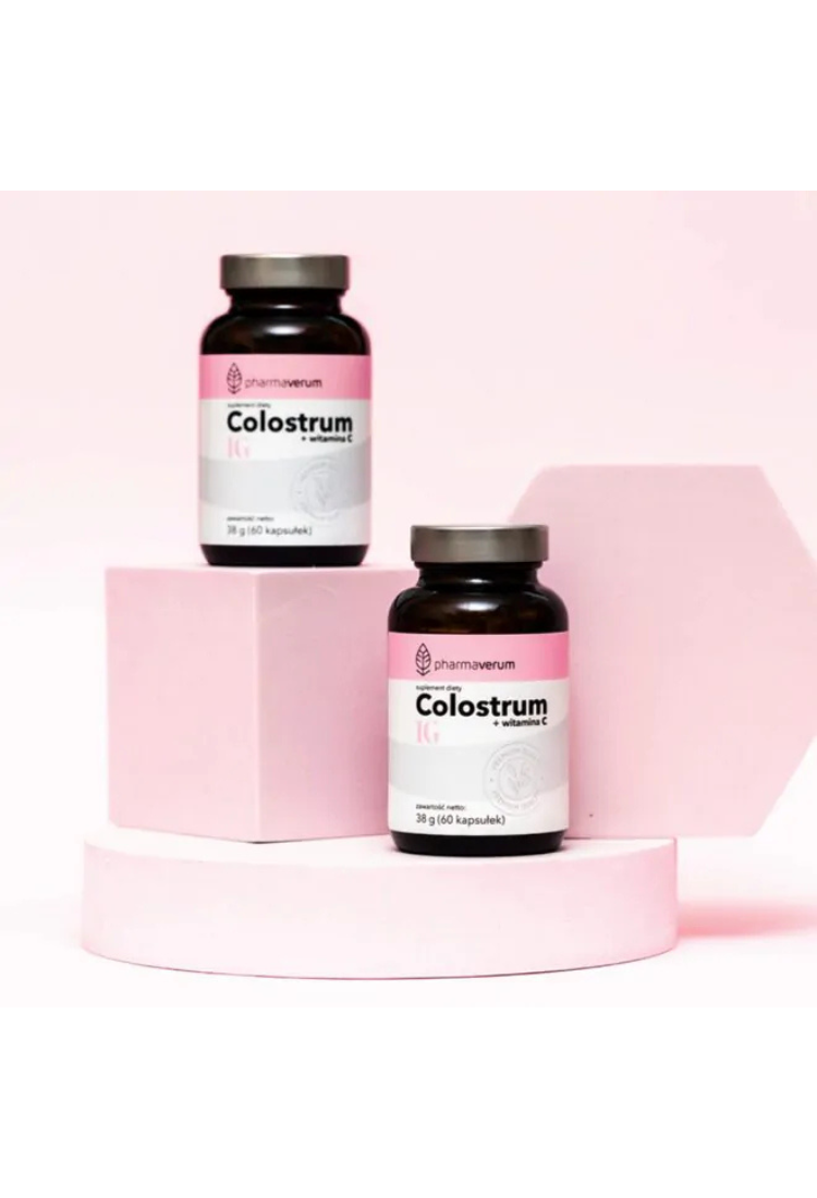 Pharmaverum COLOSTRUM IG + Vitamin C Rosehip IMMUNITY, 60 capsules