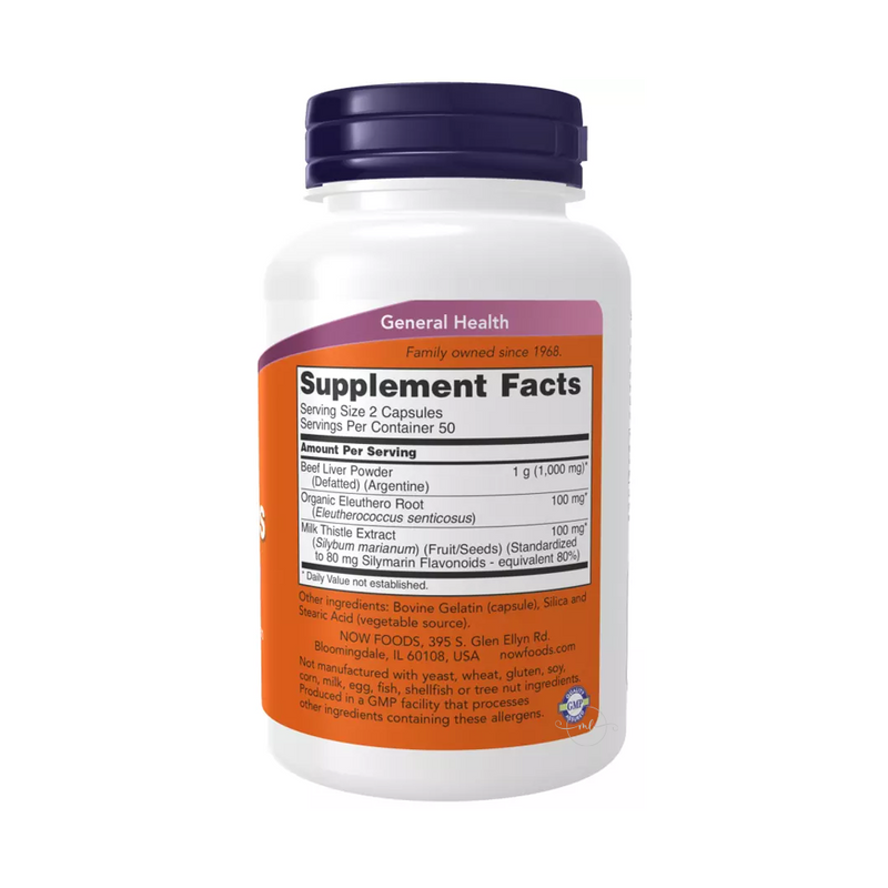Now Foods Liver Caps - Liver support, 100 capsules