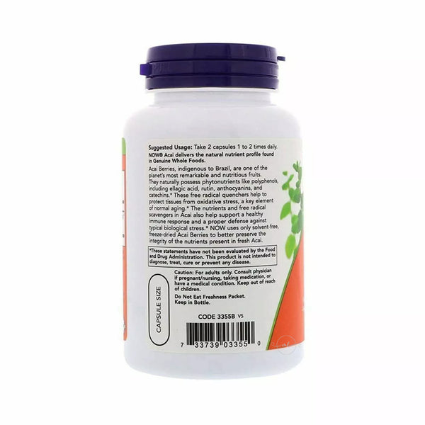 NOW Foods Acai, 500mg  - 100 vcaps