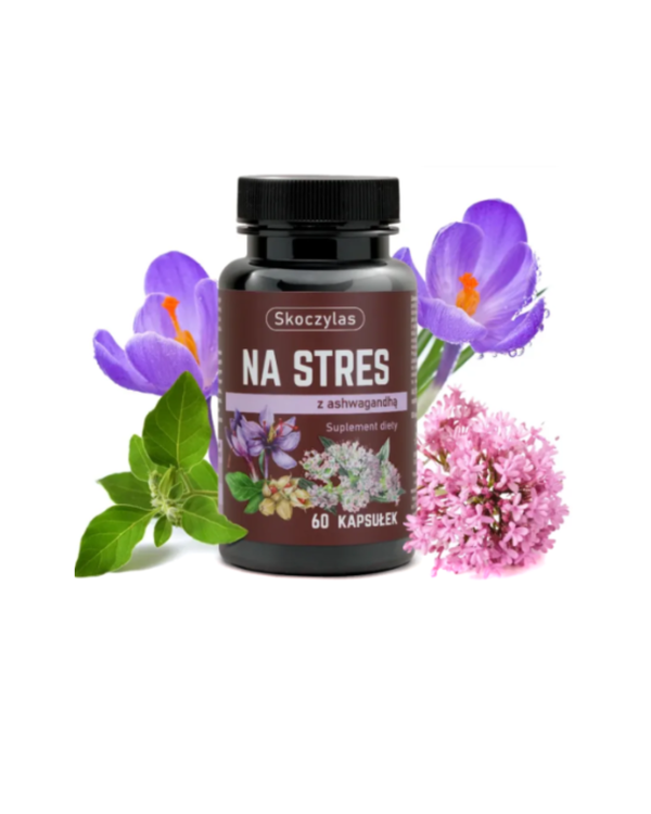 Skoczylas New FOR STRESS ashwagandha, saffron, valerian, 60 capsules