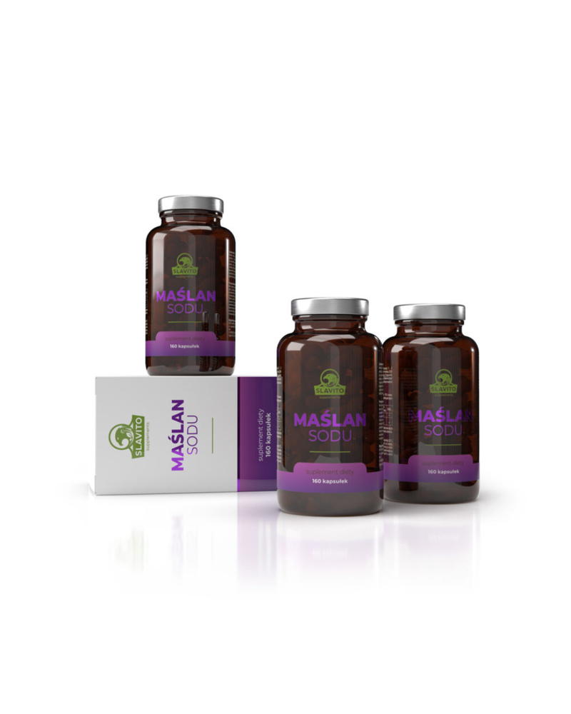 SLAVITO Sodium Butyrate 160 capsules - recommended by Dr H. Czerniak
