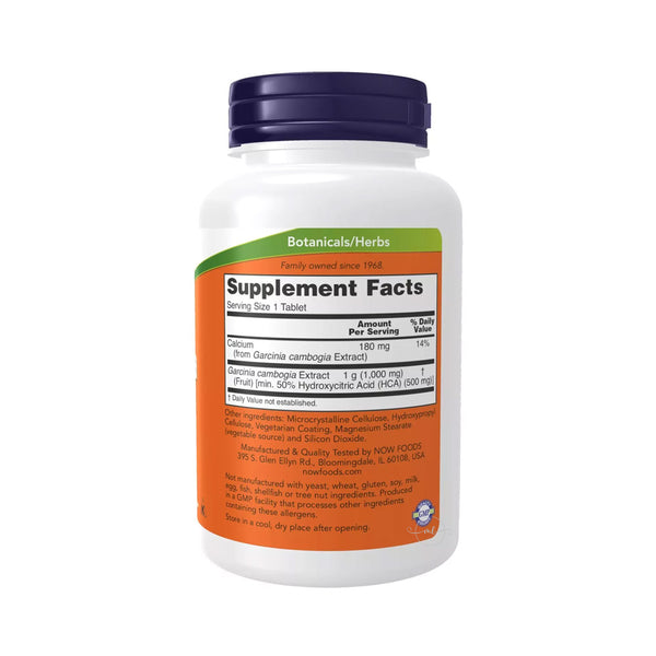 NOW Foods Garcinia, 1000mg  - 120 tablets