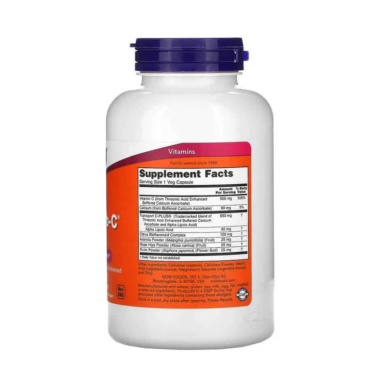 NOW Foods AlphaSorb-C, 500mg  - 180 vcaps