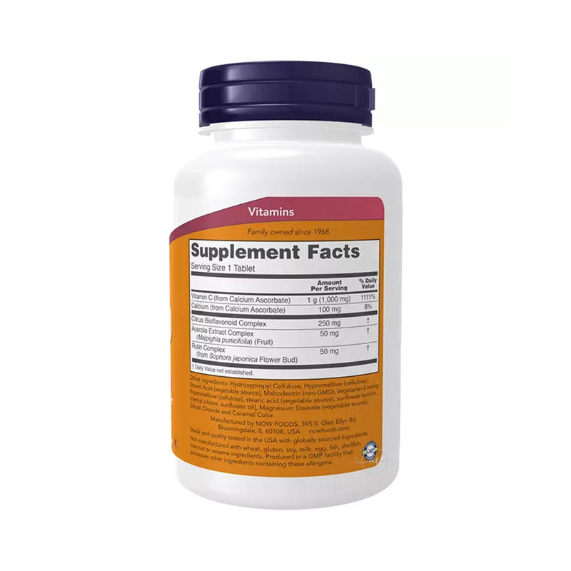 Now Foods Vitamin C 1000 mg Complex Buffered 180 tablets