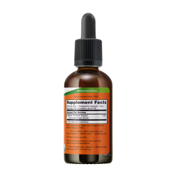 NOW Foods Turmeric Extract Liquid  - 59 ml.