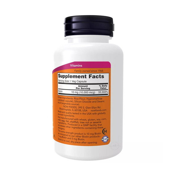Now Foods BIOTIN 5000 mcg / 120 capsules