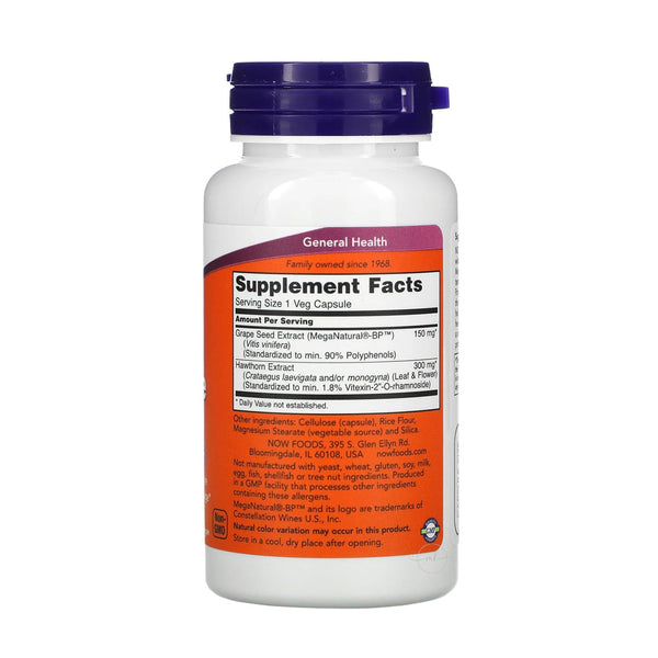 NOW Foods Blood Pressure Health  - 90 vcaps
