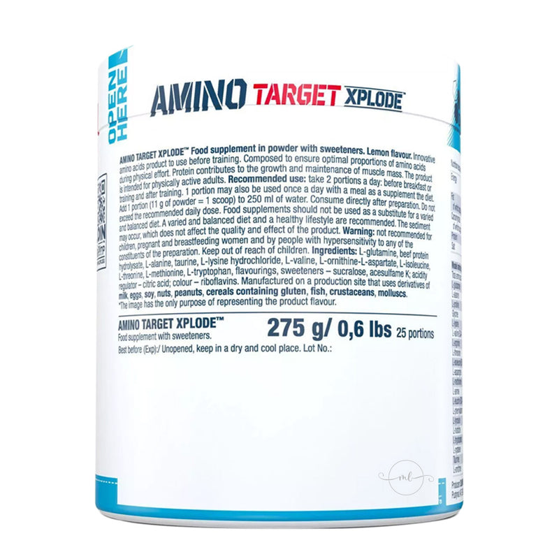 Olimp Nutrition Amino Target Xplode, Lemon  - 275 grams