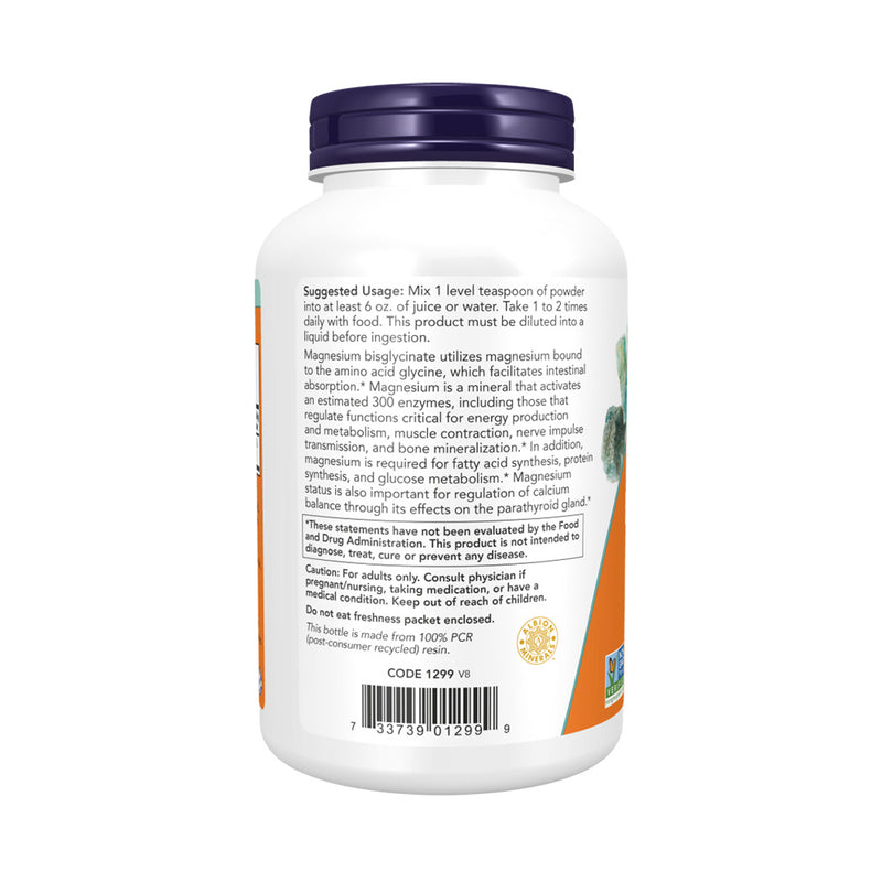 Now Foods Magnesium Bisglycinate Powder – Magnesium powder 227 g