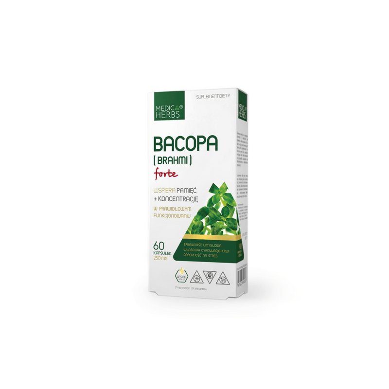 Medica Herbs Bacopa (Brahmi) Forte, 60 capsules