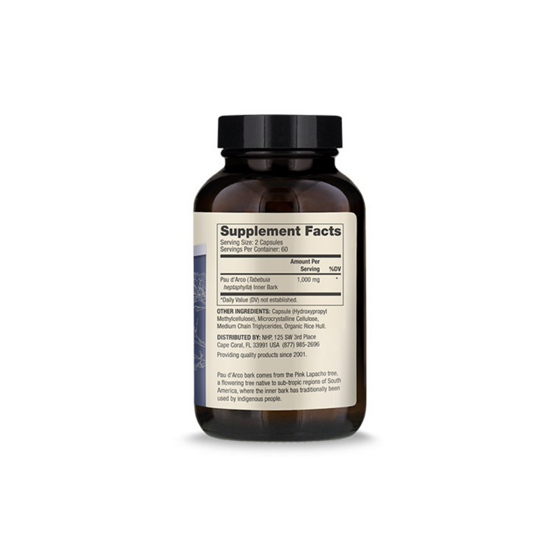 Dr. Mercola Pau D'Arco Lapacho, 120 capsules