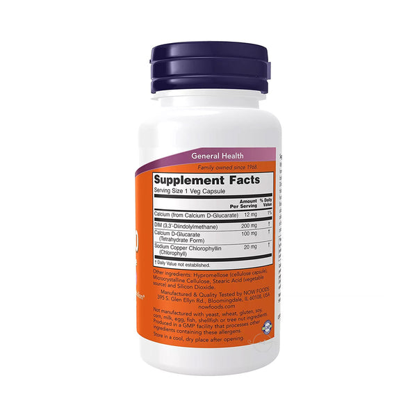 NOW Foods DIM 200 Diindolylmethane  - 90 vcaps