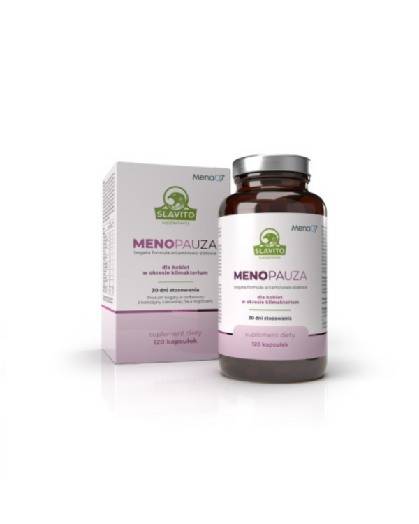 Slavito MENOPAUSEA rich vitamin and herbal formula for women in menopause, 120 capsules