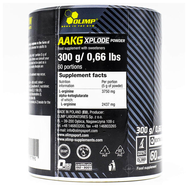 Olimp Nutrition AAKG Xplode, Orange  - 300 grams