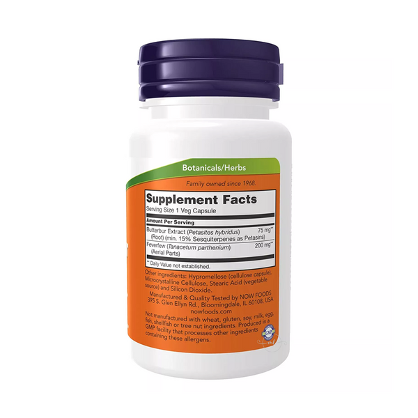 Now Foods Butterbur Root extract 60 vegetarian capsules