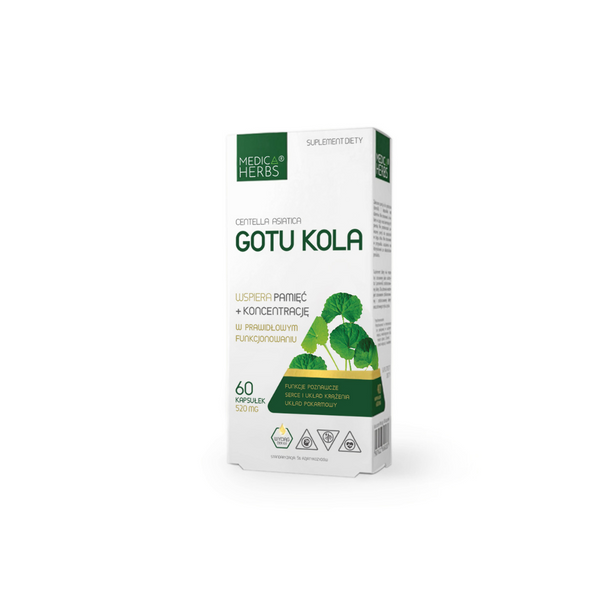 Medica Herbs Gotu Kola, 60 capsules