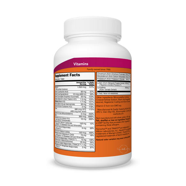 Now Foods Daily Vit's – Basic vitamin and mineral complex, 250 vegetarian tablets