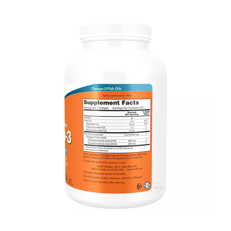 Now Foods Omega-3 – 500 gel capsules