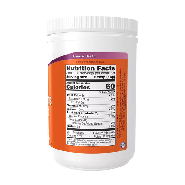 NOW Foods Brewer's Yeast - Powder  - 454 grams