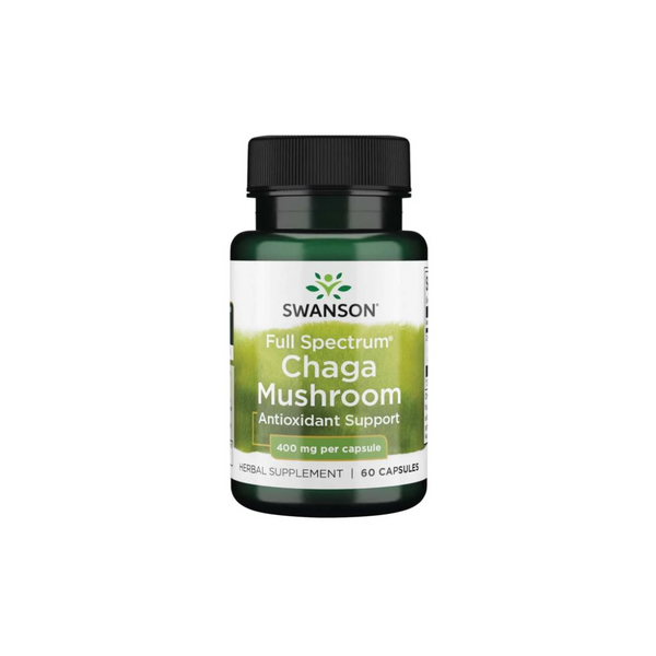 Swanson Full Spectrum Chaga Mushroom, 60 capsules