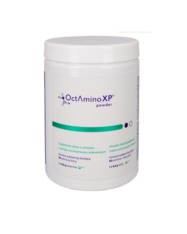 VISANTO New OctAminoXP® powder food supplement cream-coconut flavour, 60 portions - 6.6 g each, 396g - J. ZIEBA
