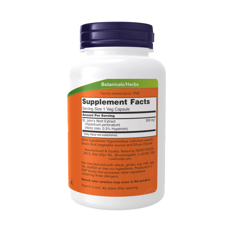 NOW Foods St. John's Wort - 300mg  - 250 vcaps