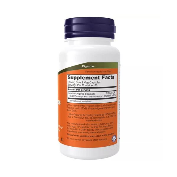 Now Foods Sccharomyces Boulardii 60 capsules