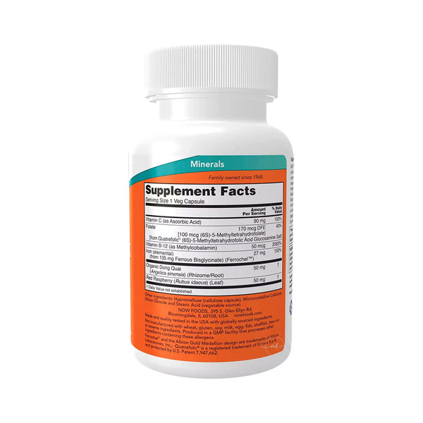 NOW Foods Iron Complex Caps  - 100 vcaps